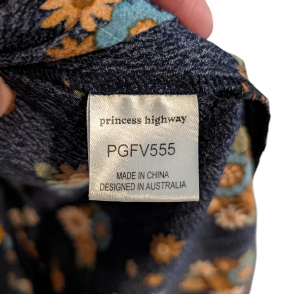 Princess Highway Floral Print Button Front Dress - Picture 9 of 13